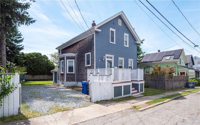 view of front of home