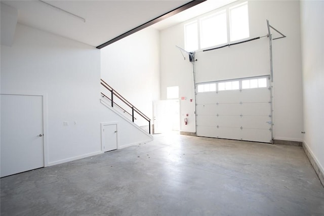 55 John Clarke Rd Unit 3, Middletown, RI 02842 - garage with baseboards