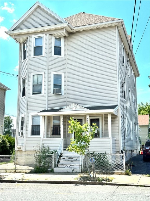 view of front of home featuring covered porch