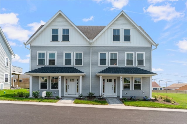 view of front of house with covered porch