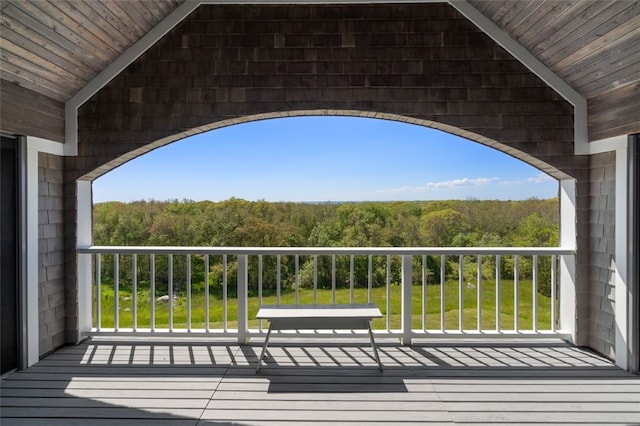 view of deck