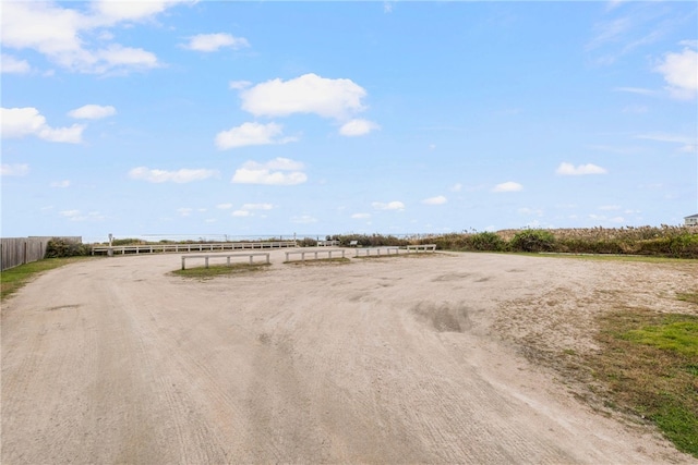 view of road featuring a rural view