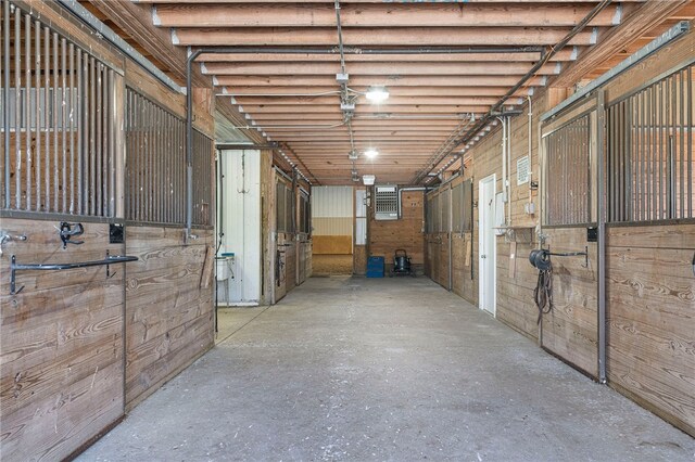 view of horse barn