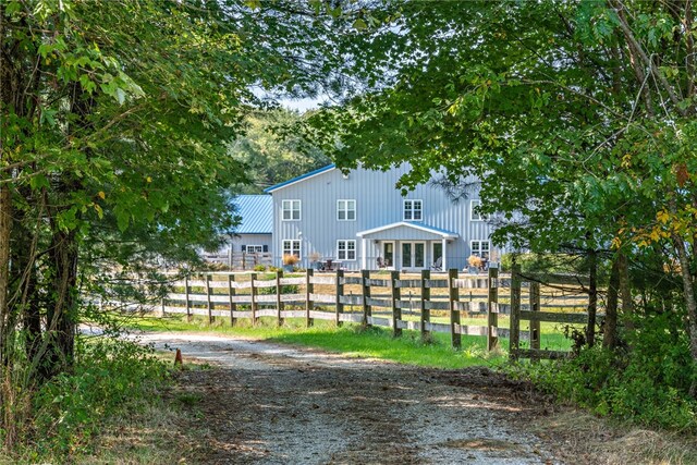 view of back of property