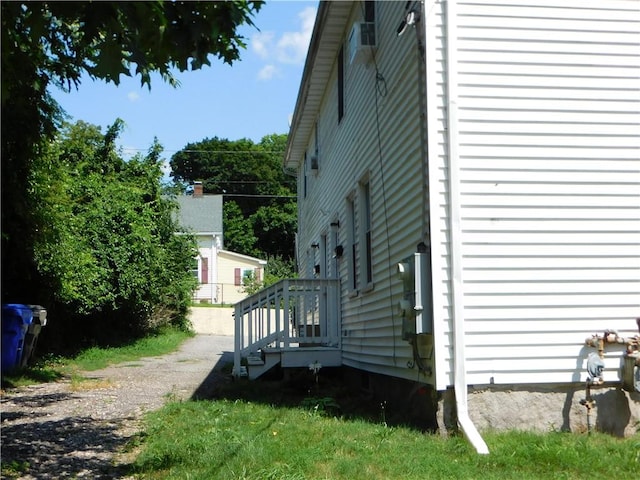 view of side of property