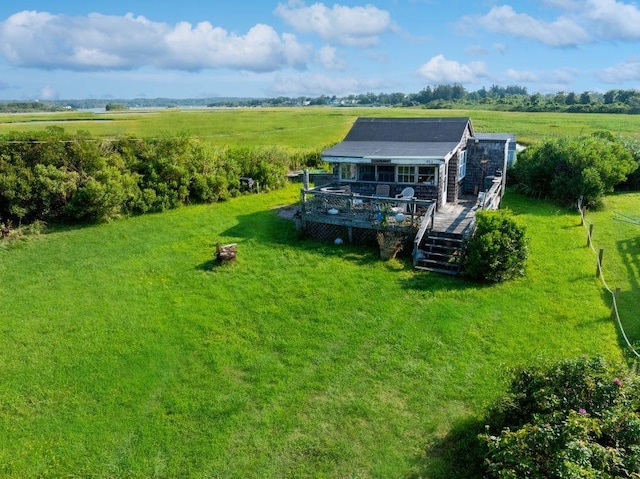 853 W Beach Rd, Charlestown, RI 02813 - bird's eye view with a rural view