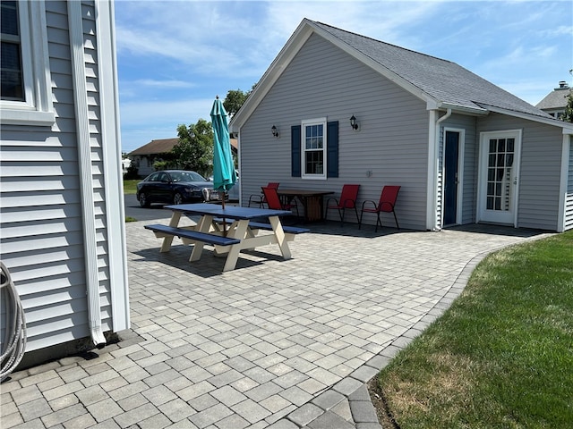 view of patio