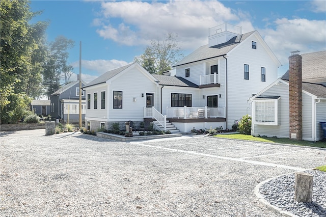 view of front of property