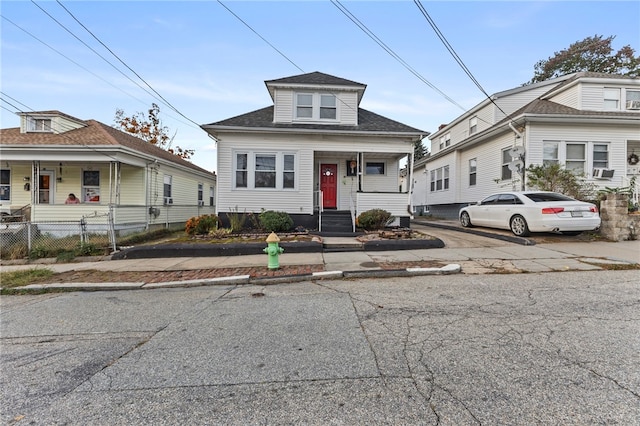 bungalow-style house with a porch