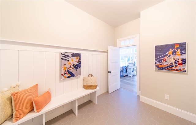 view of mudroom