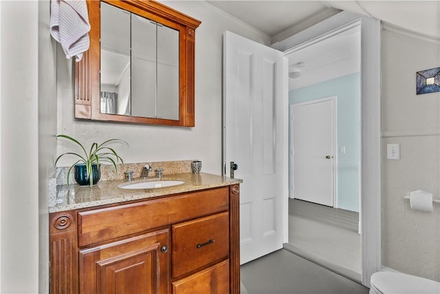68 Kay St, Newport, RI 02840 - bathroom featuring vanity and toilet
