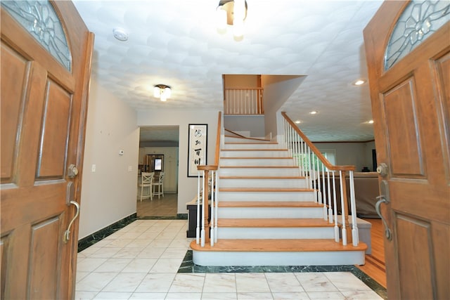 view of entrance foyer