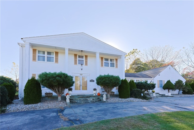 view of greek revival house