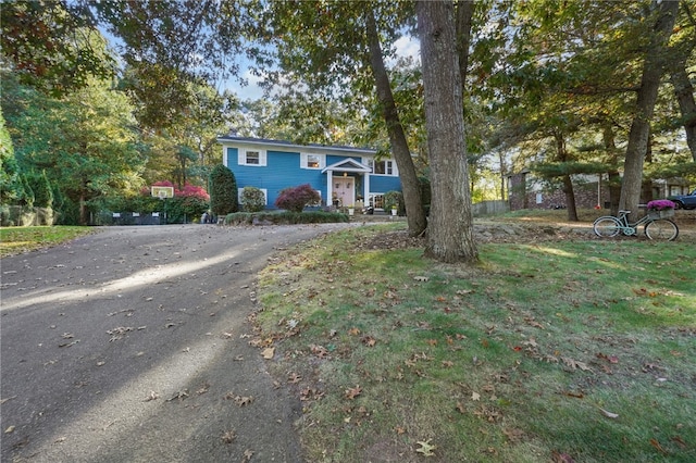 view of front of home