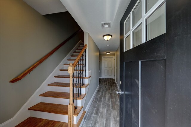 interior space featuring hardwood / wood-style floors