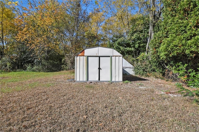 view of outbuilding