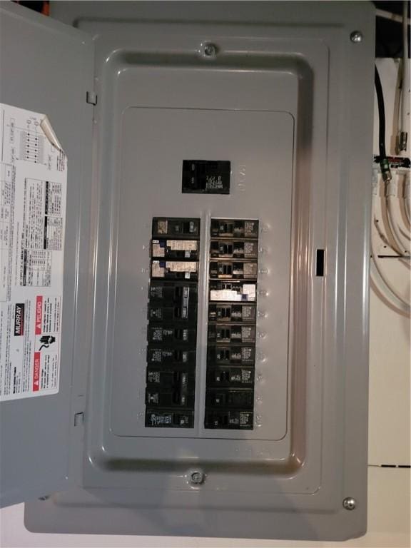 utility room featuring electric panel