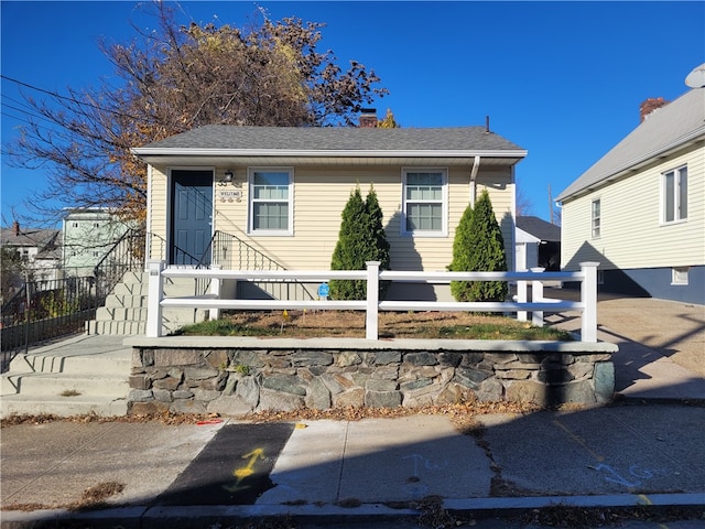 view of front of home