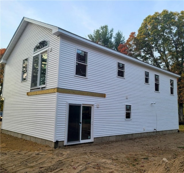 view of rear view of property