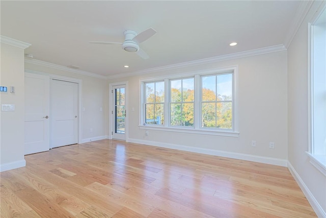 416 Bridgetown Rd, South Kingstown, RI 02874 - spare room with a healthy amount of sunlight, baseboards, and light wood finished floors