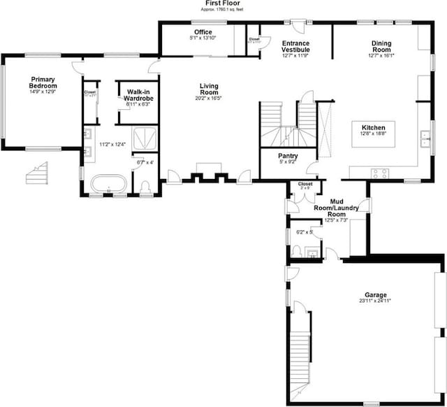 416 Bridgetown Rd, South Kingstown, RI 02874 - plan