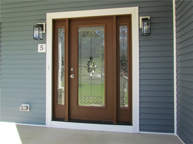 view of entrance to property