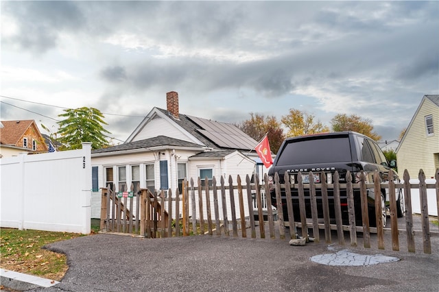 view of front of home