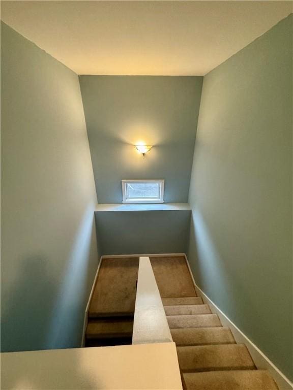 21 Grant St, Providence, RI 02909 - staircase featuring baseboards