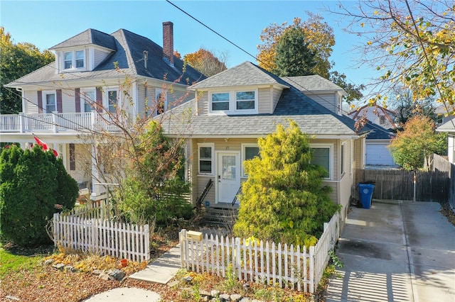 view of front of home