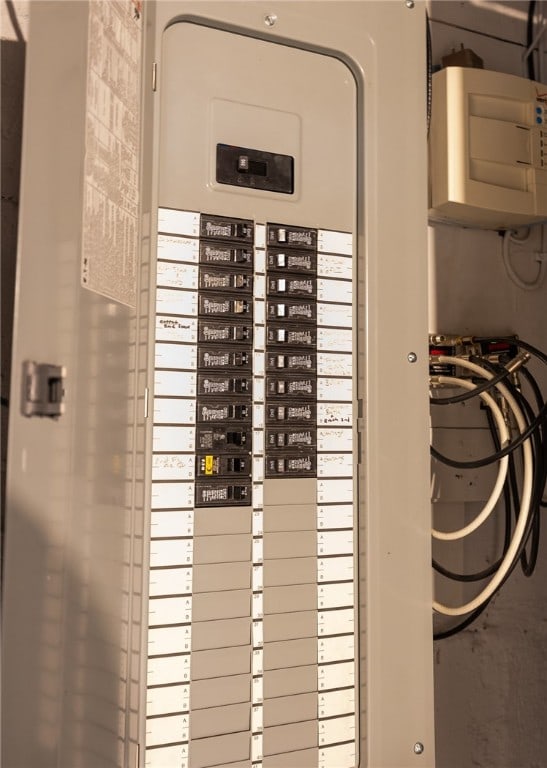 utility room featuring electric panel