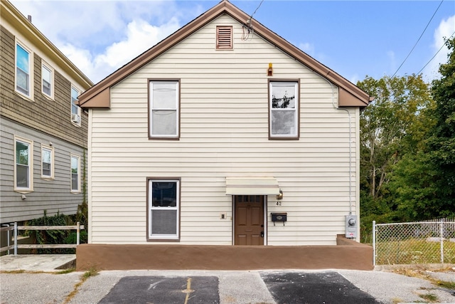 view of rear view of property