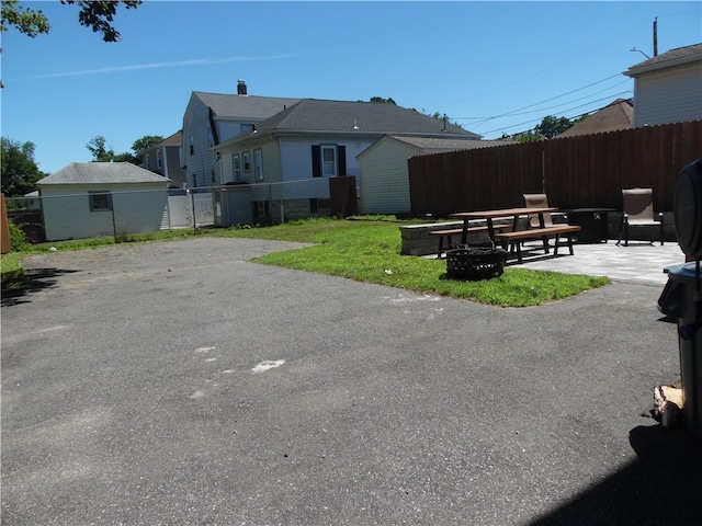 rear view of property with a patio