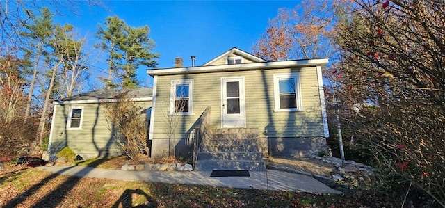 view of rear view of property