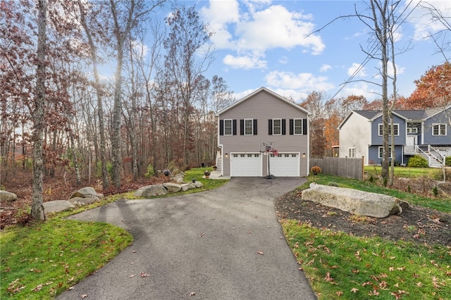 view of home's exterior featuring a garage