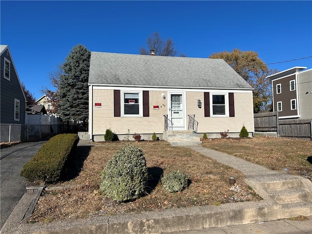 view of front of property