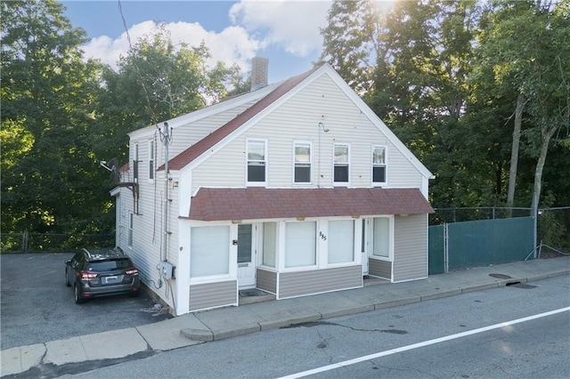 view of front of home