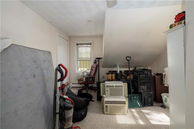 miscellaneous room featuring carpet floors