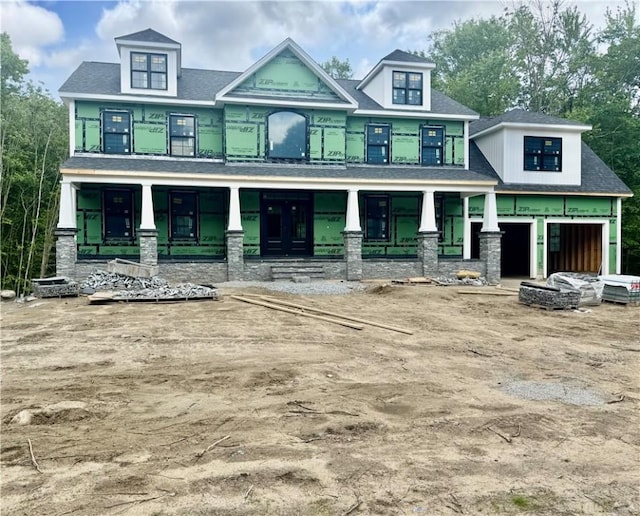 12 Beechwood Dr, Cranston, RI 02921 - view of front of property featuring a porch