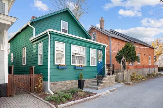 view of bungalow-style house