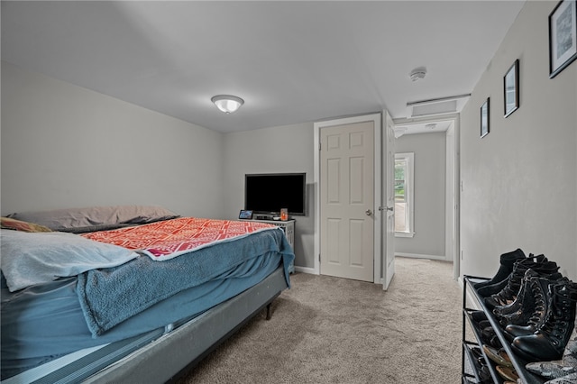 bedroom with carpet flooring