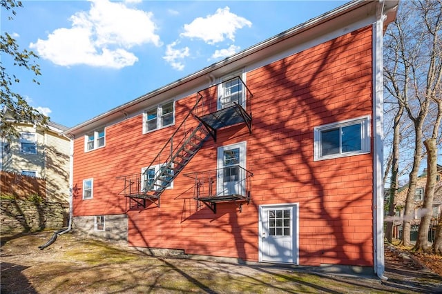 view of rear view of property