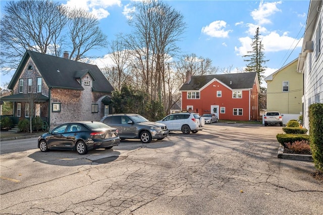 view of vehicle parking