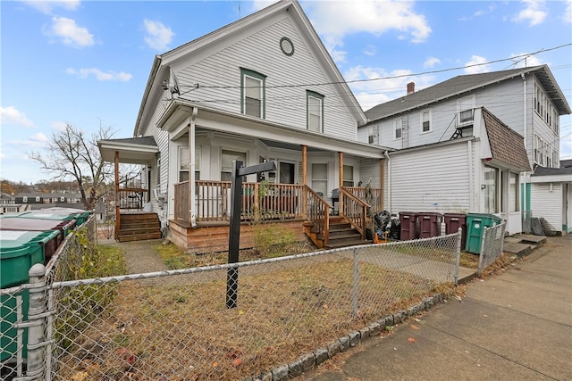 view of front of house featuring a porch