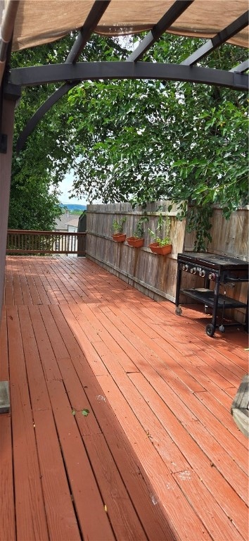 view of deck