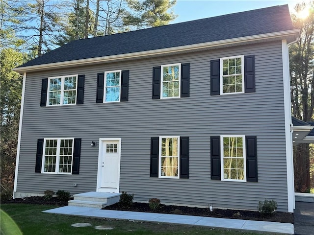 view of colonial home