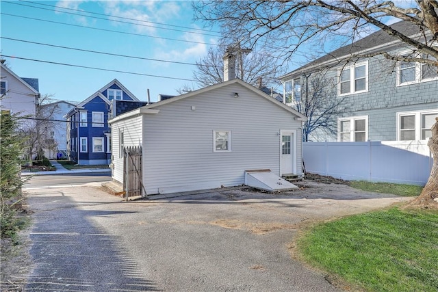 view of rear view of house