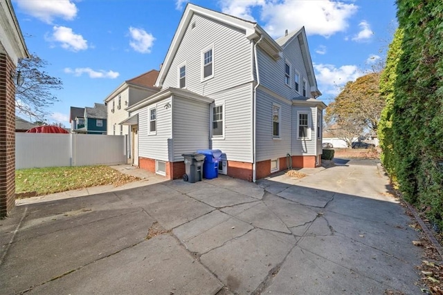 rear view of property with a patio