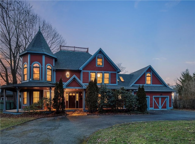 view of victorian home