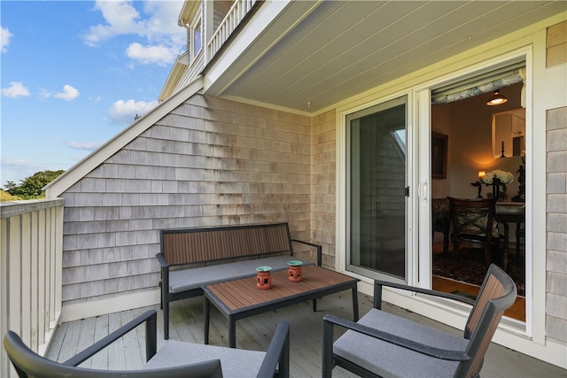 view of patio / terrace featuring outdoor lounge area