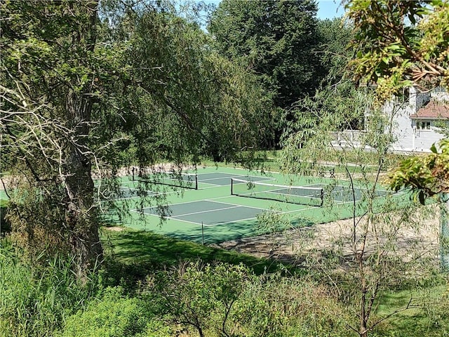 view of tennis court